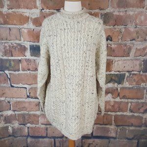 Cozy Cream Cable Knit Sweater